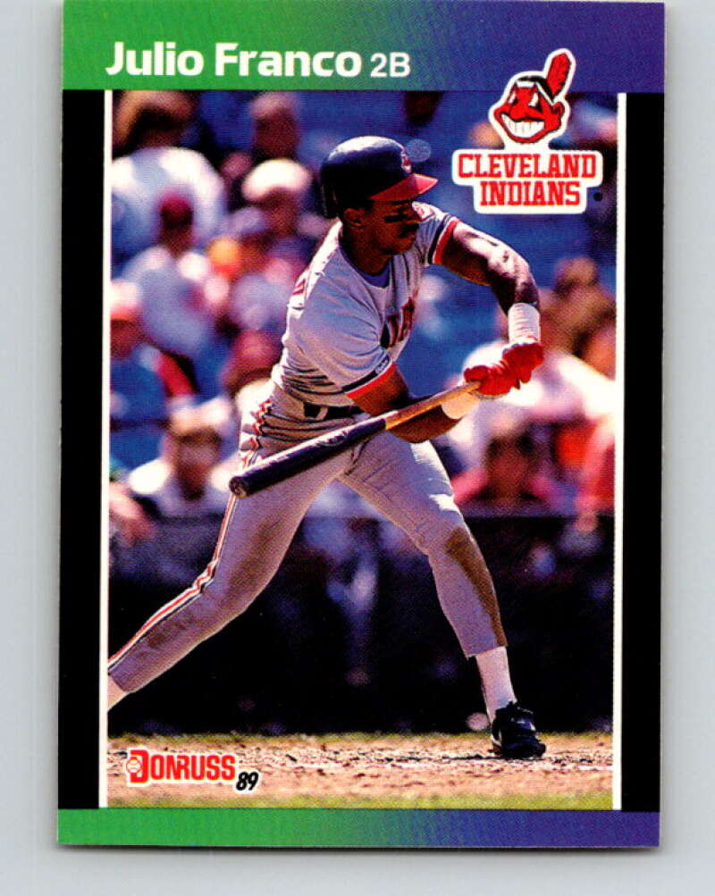 1989 Donruss #310 Julio Franco Mint Cleveland Indians