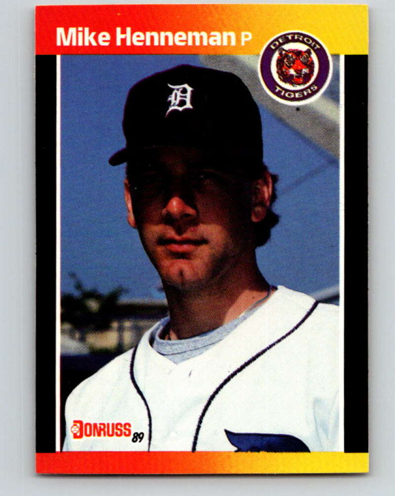 1989 Donruss #327 Mike Henneman Mint Detroit Tigers Image 1
