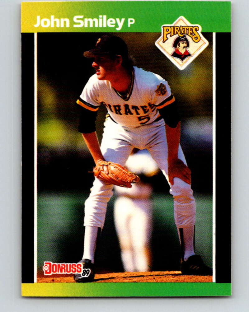 1989 Donruss #329 John Smiley Mint Pittsburgh Pirates Image 1