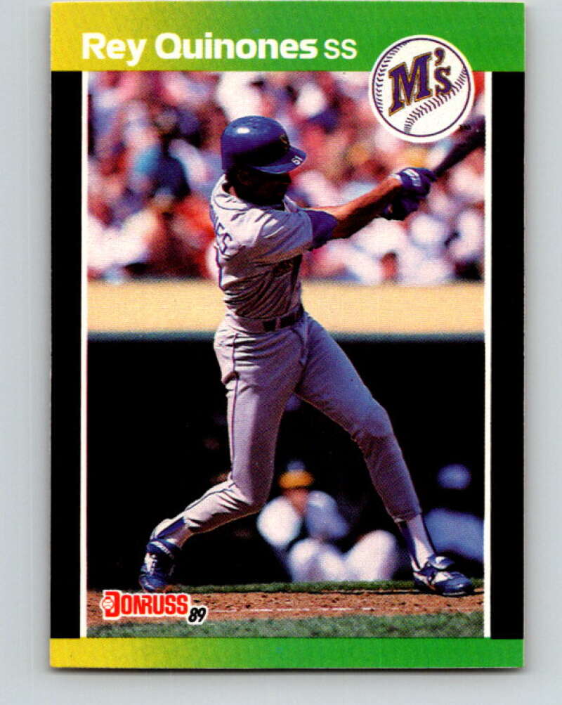 1989 Donruss #330 Rey Quinones Mint Seattle Mariners Image 1