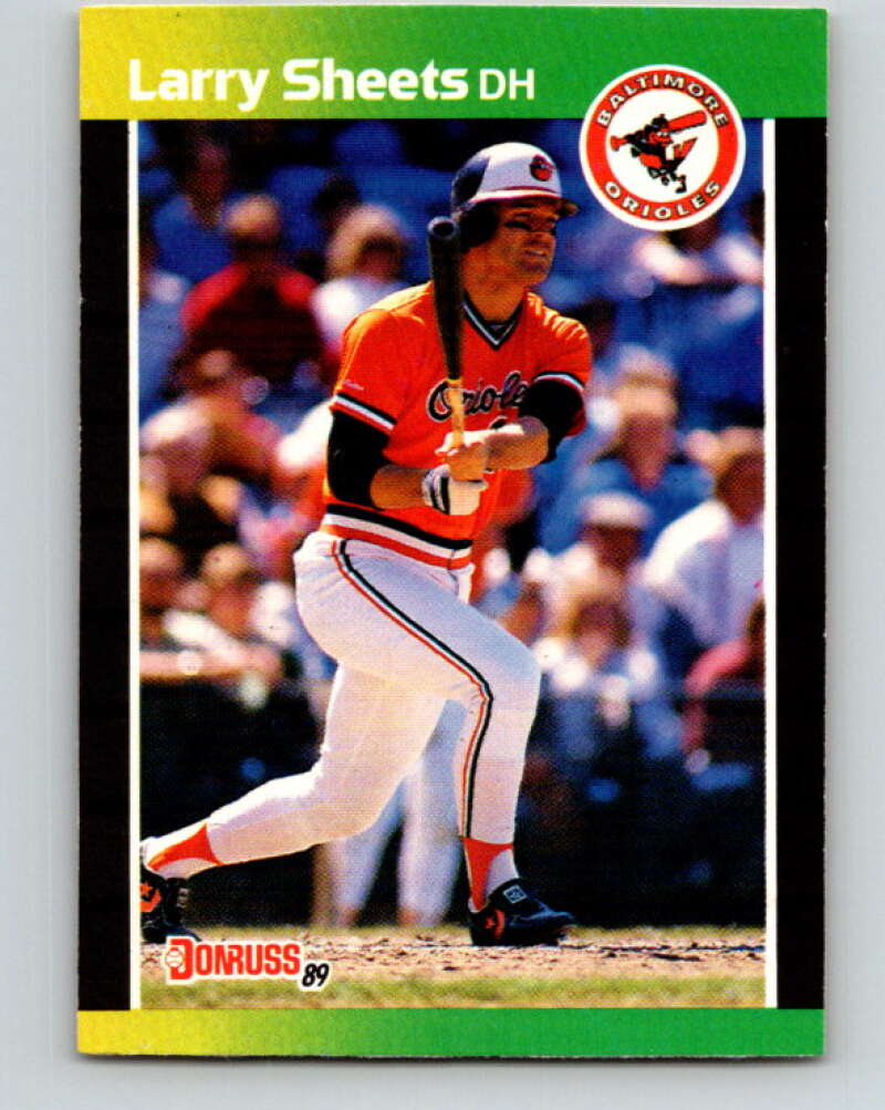 1989 Donruss #333 Larry Sheets Mint Baltimore Orioles Image 1