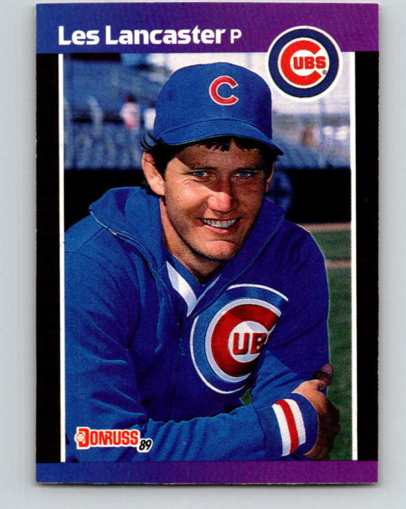 1989 Donruss #341 Les Lancaster Mint Chicago Cubs Image 1