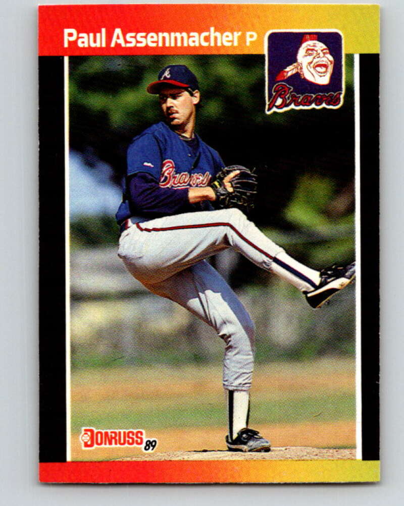 1989 Donruss #357 Paul Assenmacher Mint Atlanta Braves Image 1