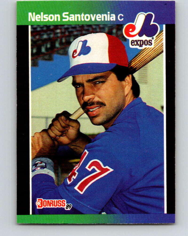 1989 Donruss #366 Nelson Santovenia Mint Montreal Expos Image 1