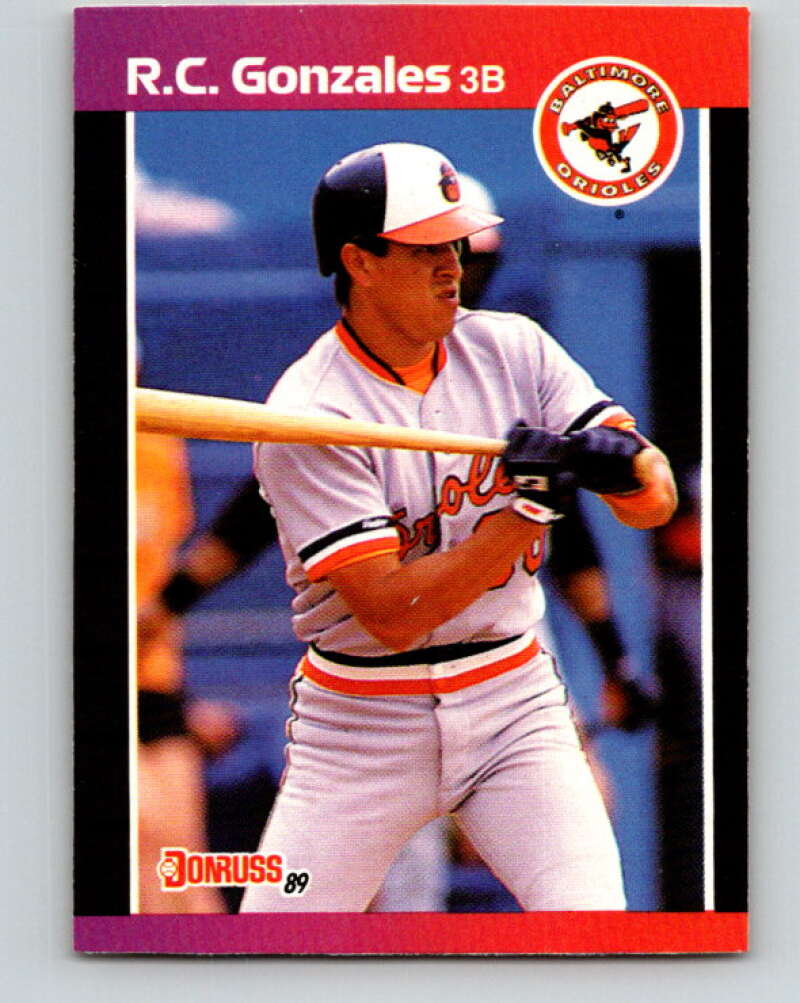 1989 Donruss #377 Rene Gonzales Mint Baltimore Orioles Image 1