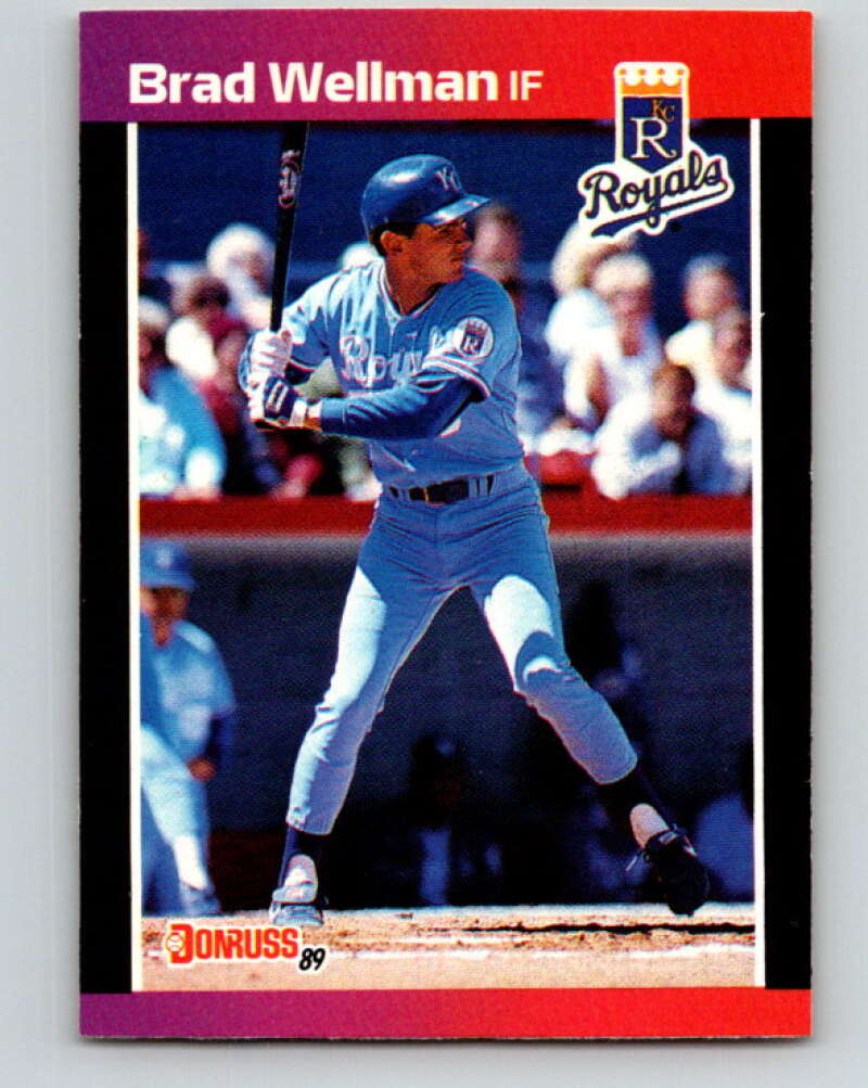 1989 Donruss #380 Brad Wellman Mint Kansas City Royals Image 1