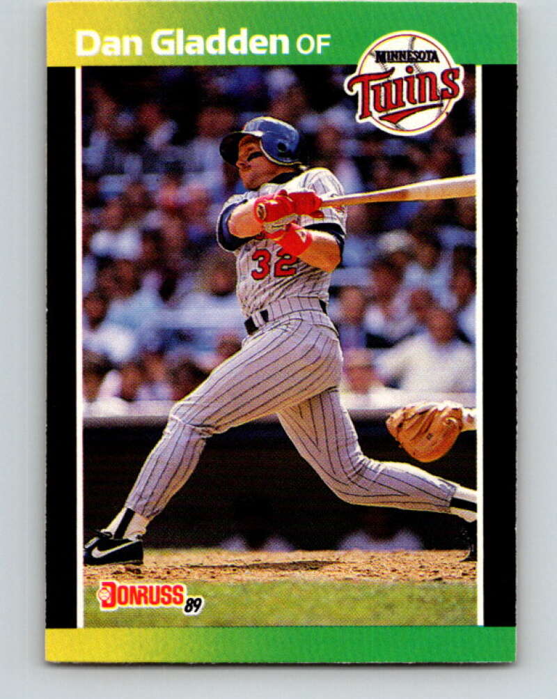 1989 Donruss #391 Dan Gladden Mint Minnesota Twins Image 1