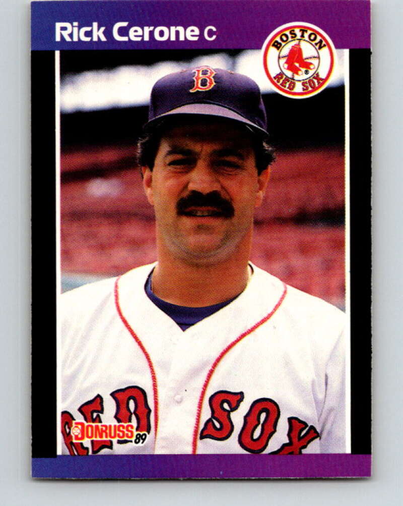 1989 Donruss #398 Rick Cerone Mint Boston Red Sox Image 1