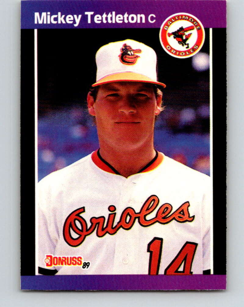 1989 Donruss #401 Mickey Tettleton Mint Baltimore Orioles Image 1