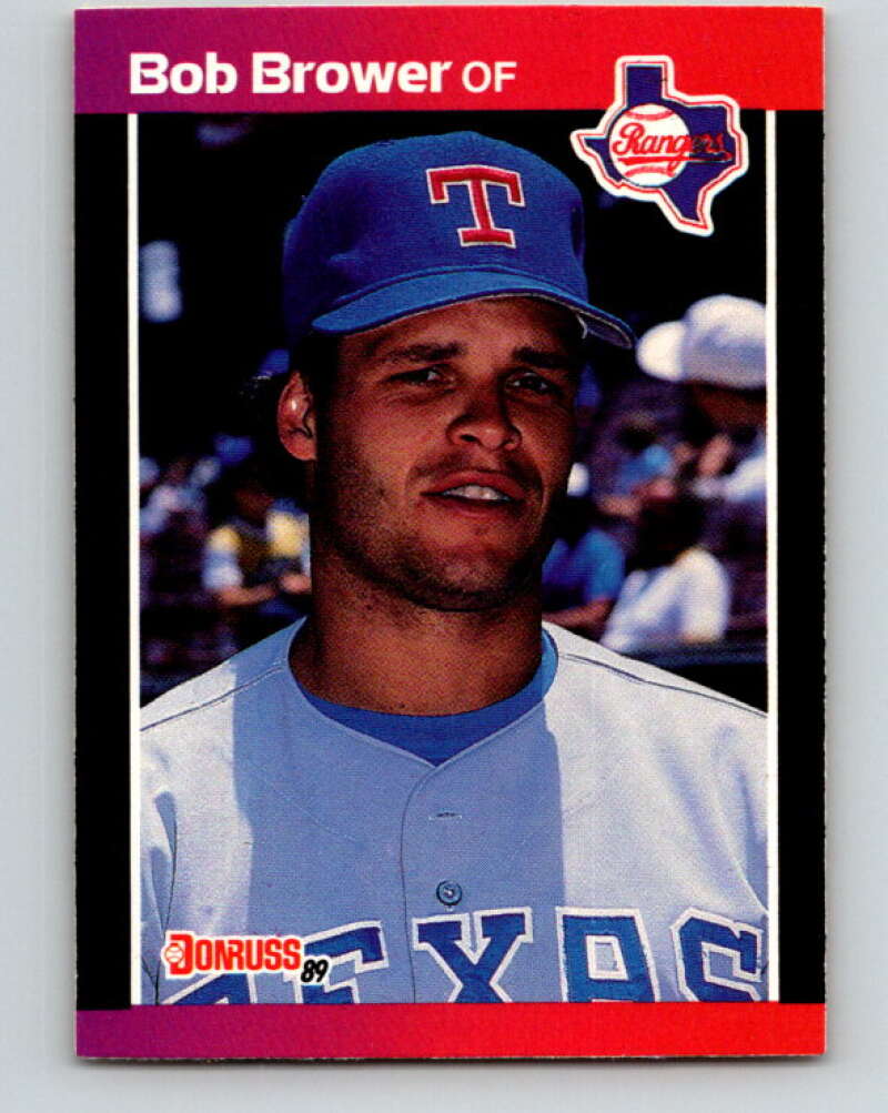 1989 Donruss #411 Bob Brower Mint Texas Rangers Image 1