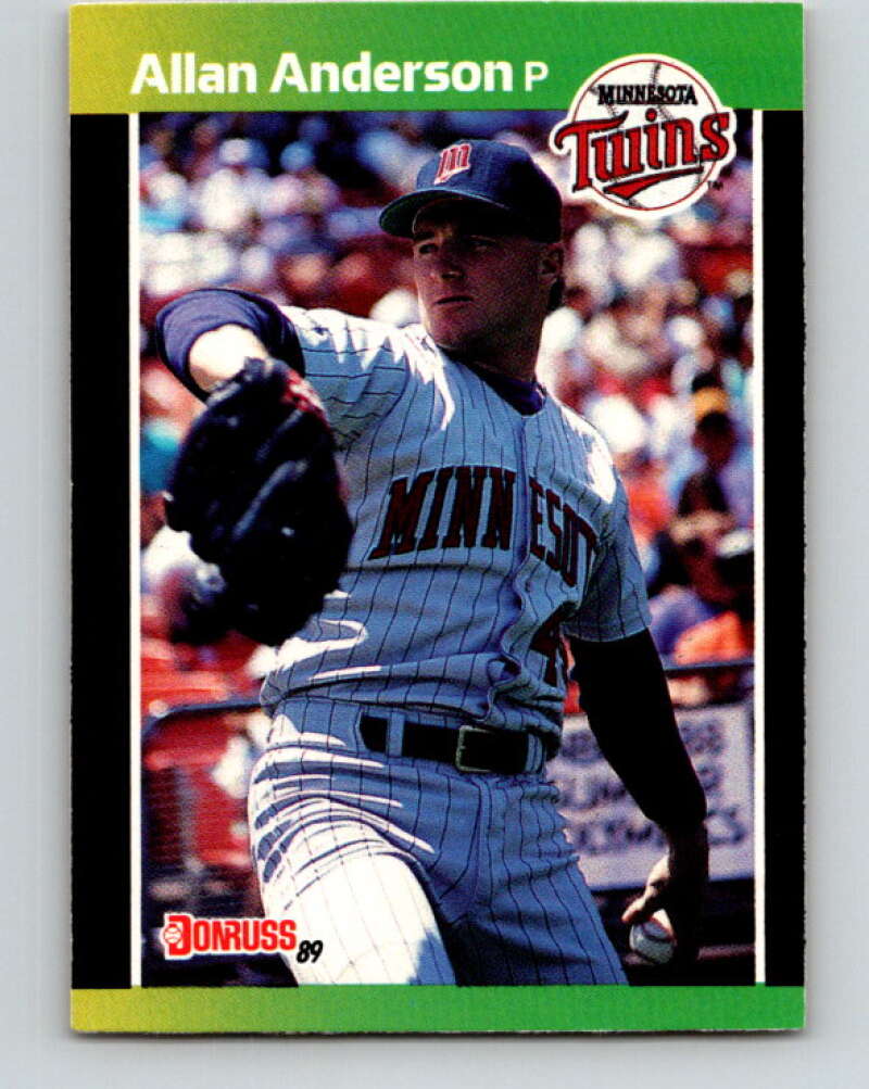 1989 Donruss #419 Allan Anderson Mint Minnesota Twins Image 1