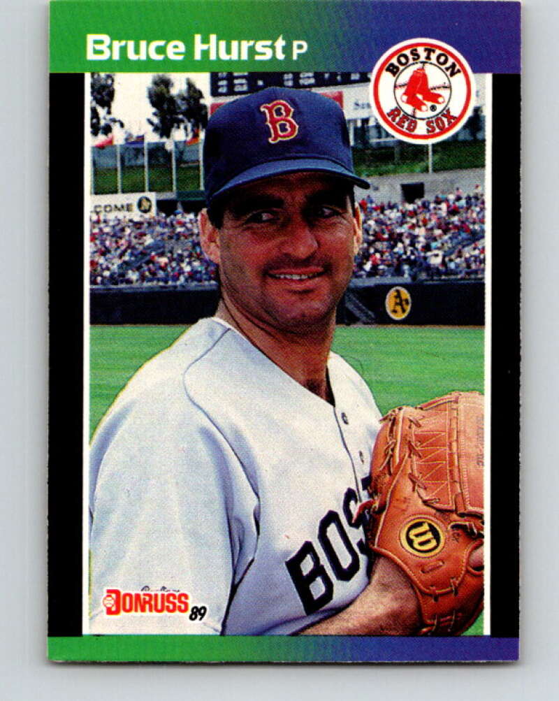 1989 Donruss #423 Bruce Hurst Mint Boston Red Sox Image 1
