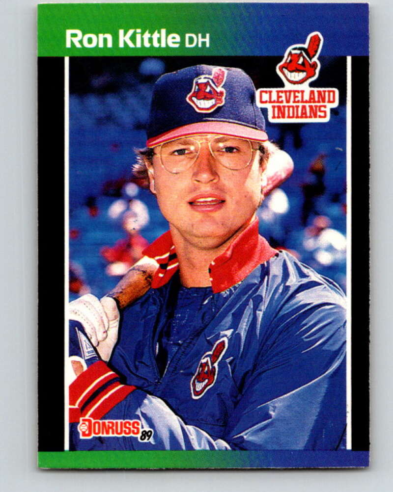 1989 Donruss #428 Ron Kittle Mint Cleveland Indians Image 1