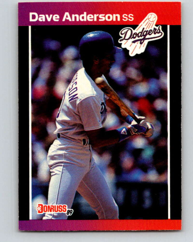 1989 Donruss #434 Dave Anderson Mint Los Angeles Dodgers Image 1