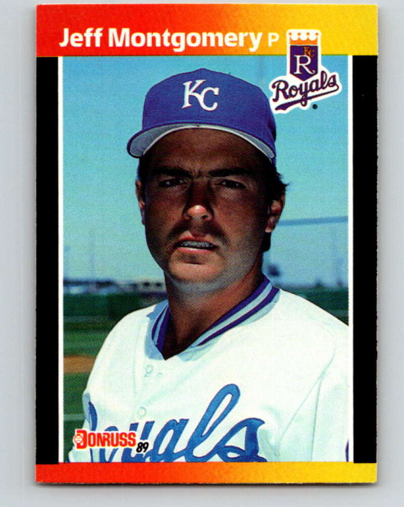 1989 Donruss #440 Jeff Montgomery Mint Kansas City Royals Image 1