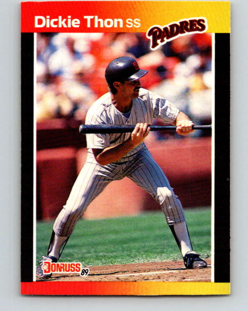 1989 Donruss #441 Dickie Thon Mint San Diego Padres Image 1