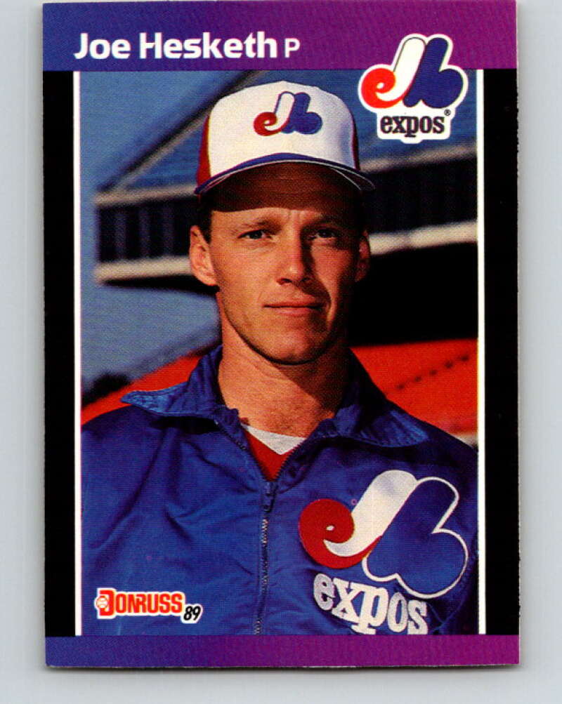 1989 Donruss #460 Joe Hesketh Mint Montreal Expos Image 1