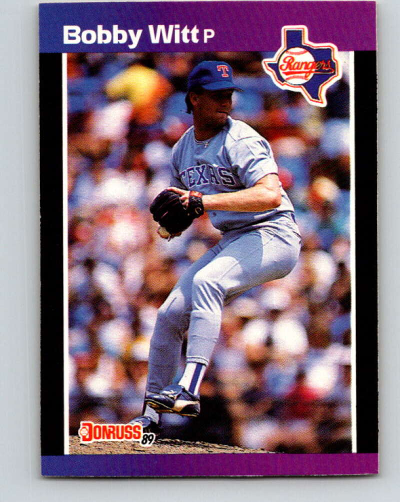 1989 Donruss #461 Bobby Witt Mint Texas Rangers Image 1