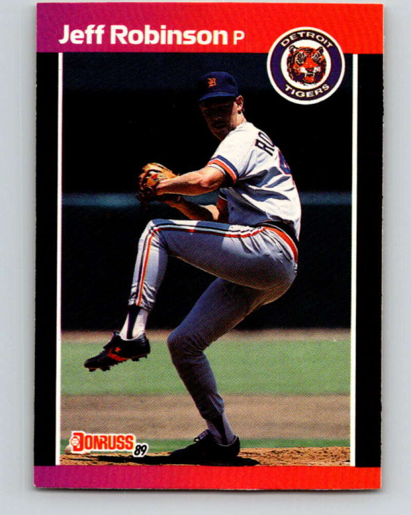 1989 Donruss #470 Jeff Robinson Mint Detroit Tigers Image 1