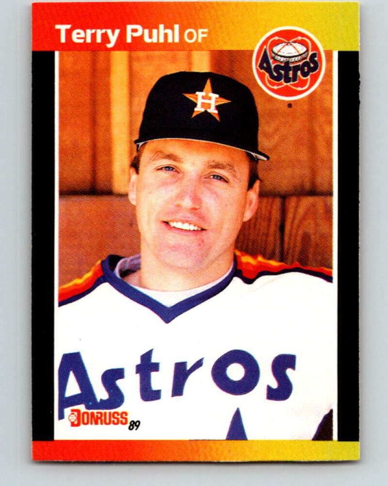 1989 Donruss #472 Terry Puhl Mint Houston Astros Image 1