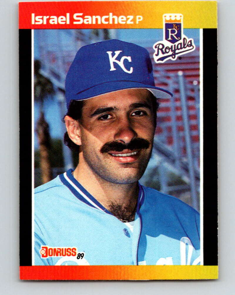 1989 Donruss #474 Israel Sanchez Mint Kansas City Royals Image 1