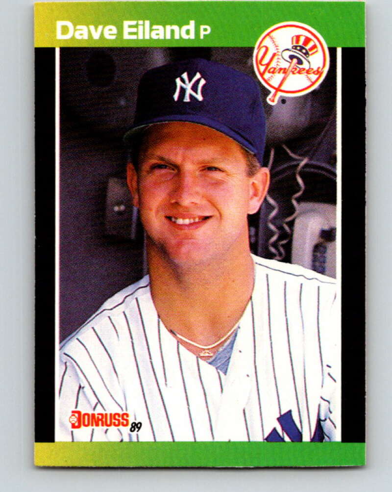 1989 Donruss #481 Dave Eiland Mint RC Rookie New York Yankees Image 1