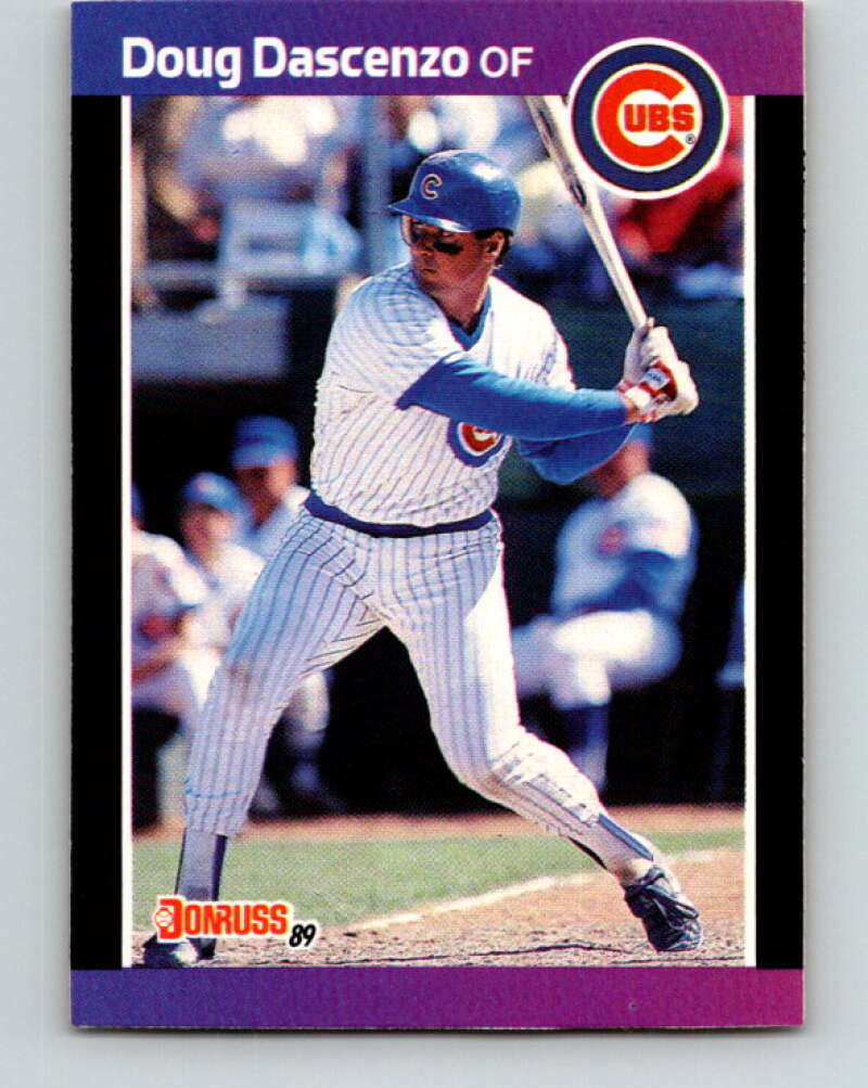 1989 Donruss #491 Doug Dascenzo UER Mint RC Rookie Chicago Cubs Image 1