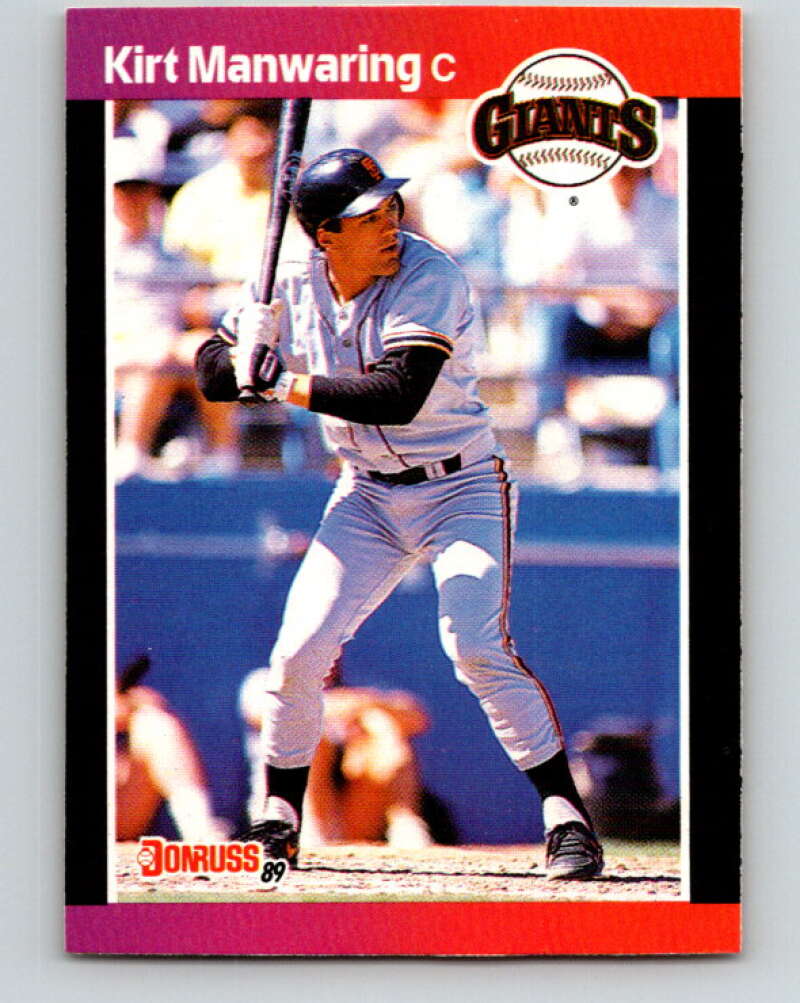 1989 Donruss #494 Kirt Manwaring Mint San Francisco Giants Image 1