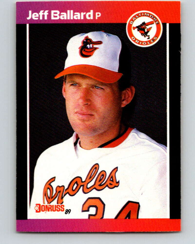 1989 Donruss #495 Jeff Ballard Mint Baltimore Orioles Image 1