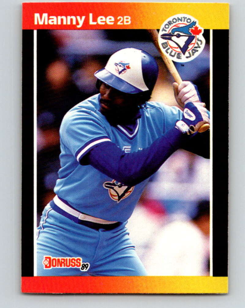 1989 Donruss #504 Manuel Lee Mint Toronto Blue Jays Image 1