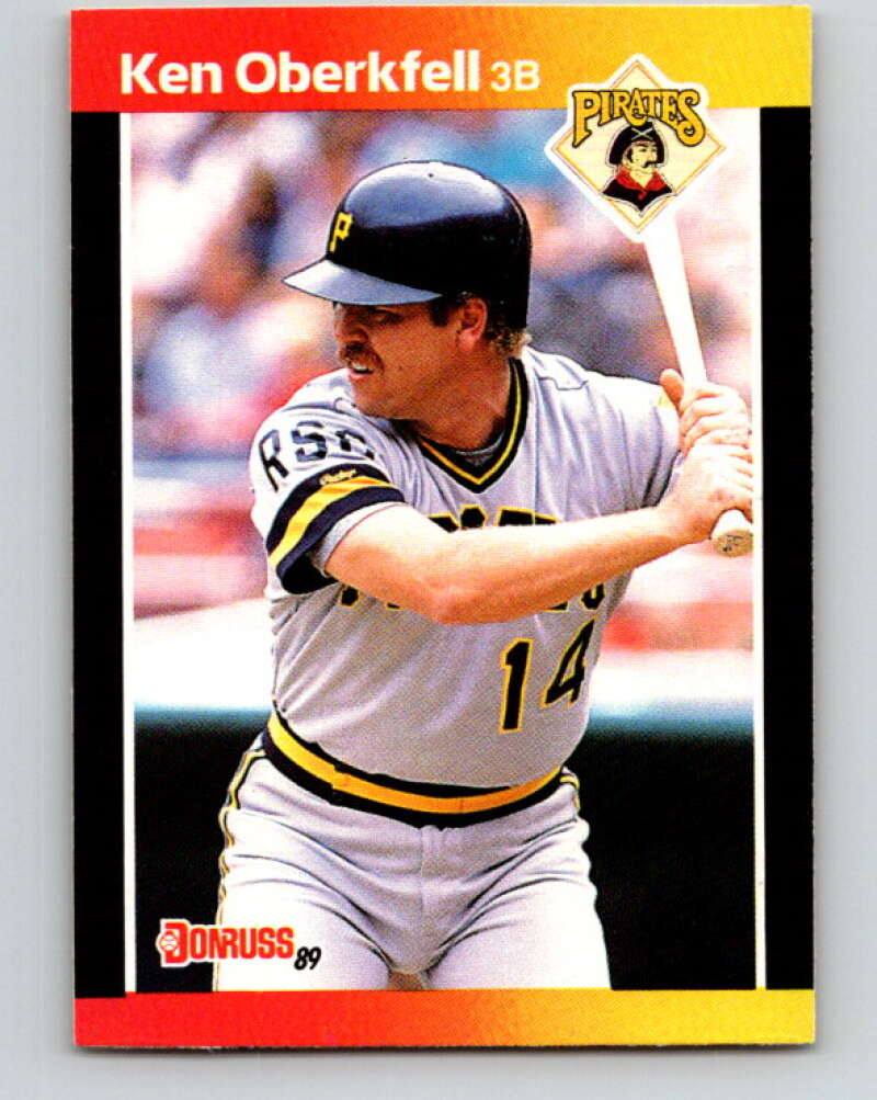 1989 Donruss #506 Ken Oberkfell Mint Pittsburgh Pirates Image 1