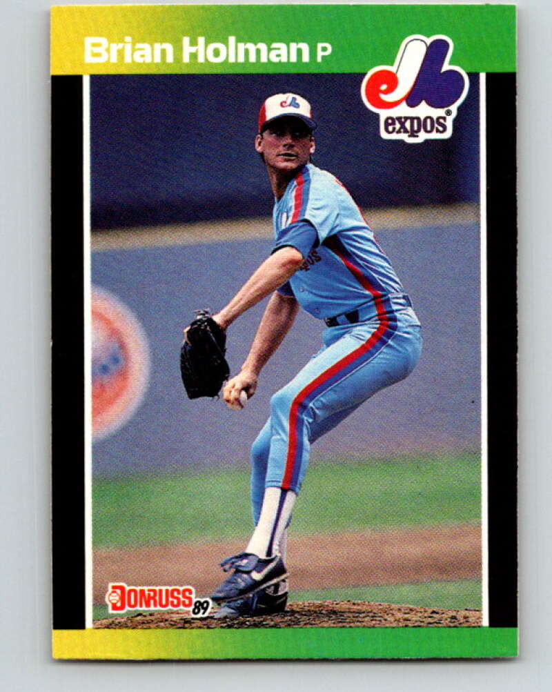 1989 Donruss #511 Brian Holman Mint RC Rookie Montreal Expos Image 1