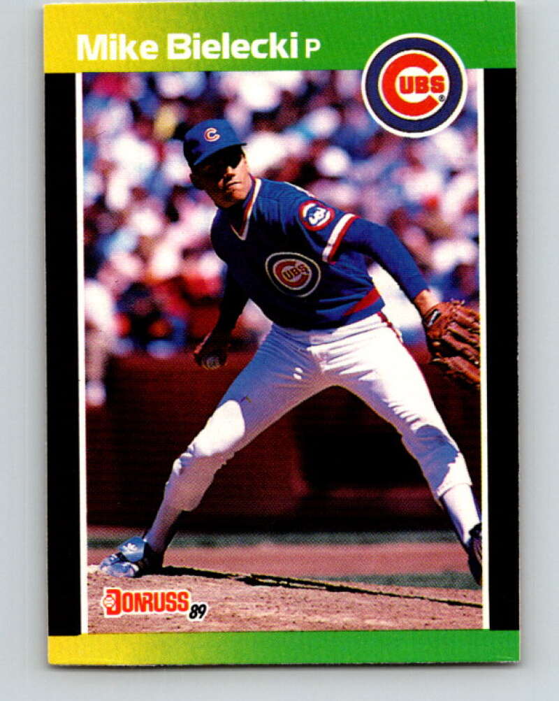 1989 Donruss #512 Mike Bielecki Mint Chicago Cubs Image 1