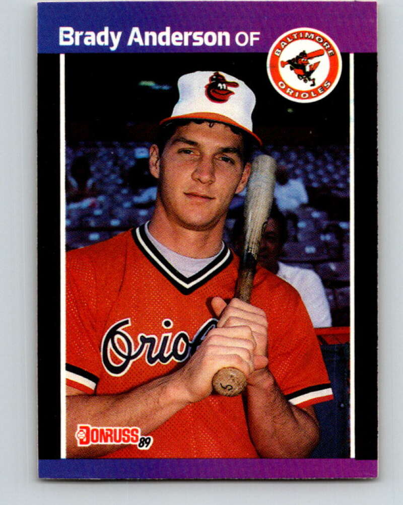 1989 Donruss #519 Brady Anderson Mint RC Rookie Baltimore Orioles Image 1