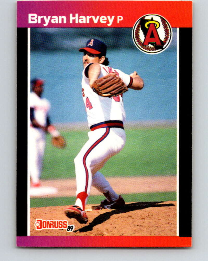 1989 Donruss #525 Bryan Harvey DP Mint RC Rookie California Angels Image 1