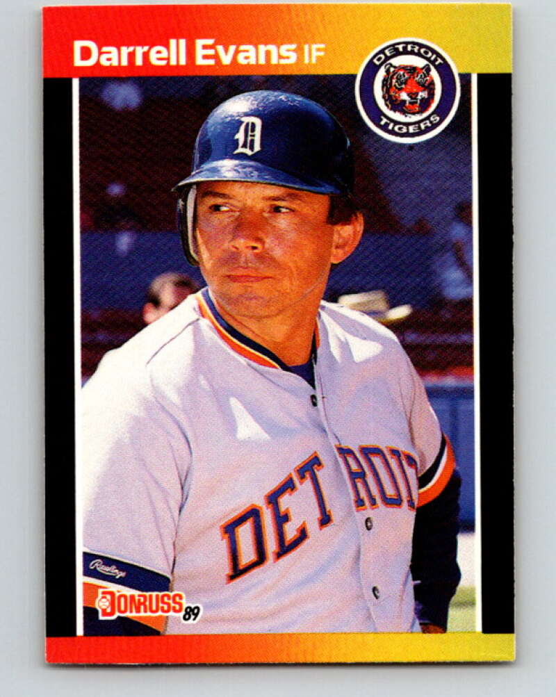 1989 Donruss #533 Darrell Evans DP Mint Detroit Tigers Image 1