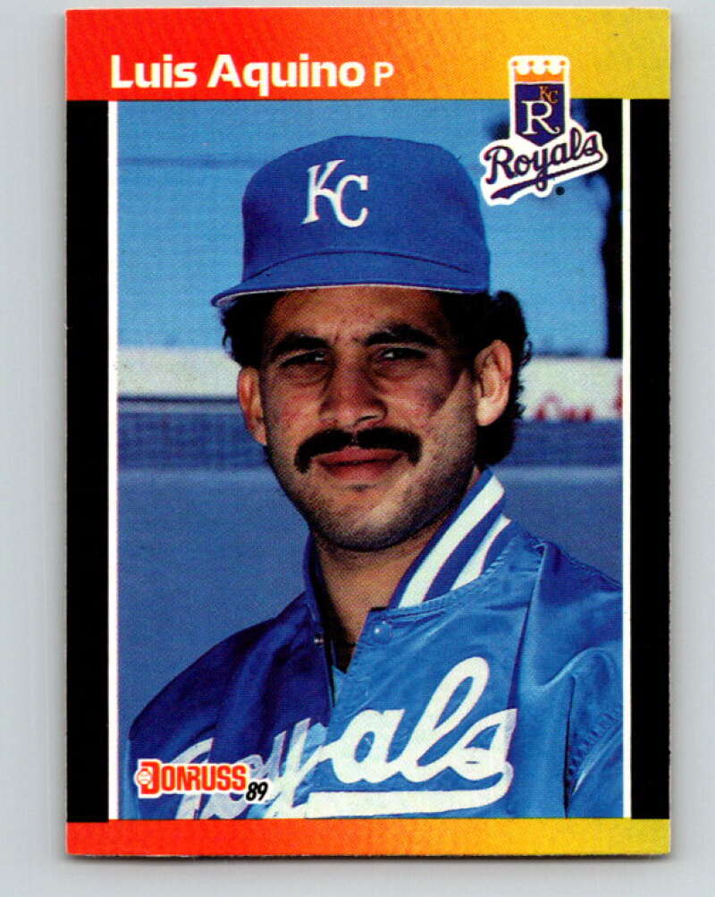 1989 Donruss #534 Luis Aquino DP Mint Kansas City Royals Image 1