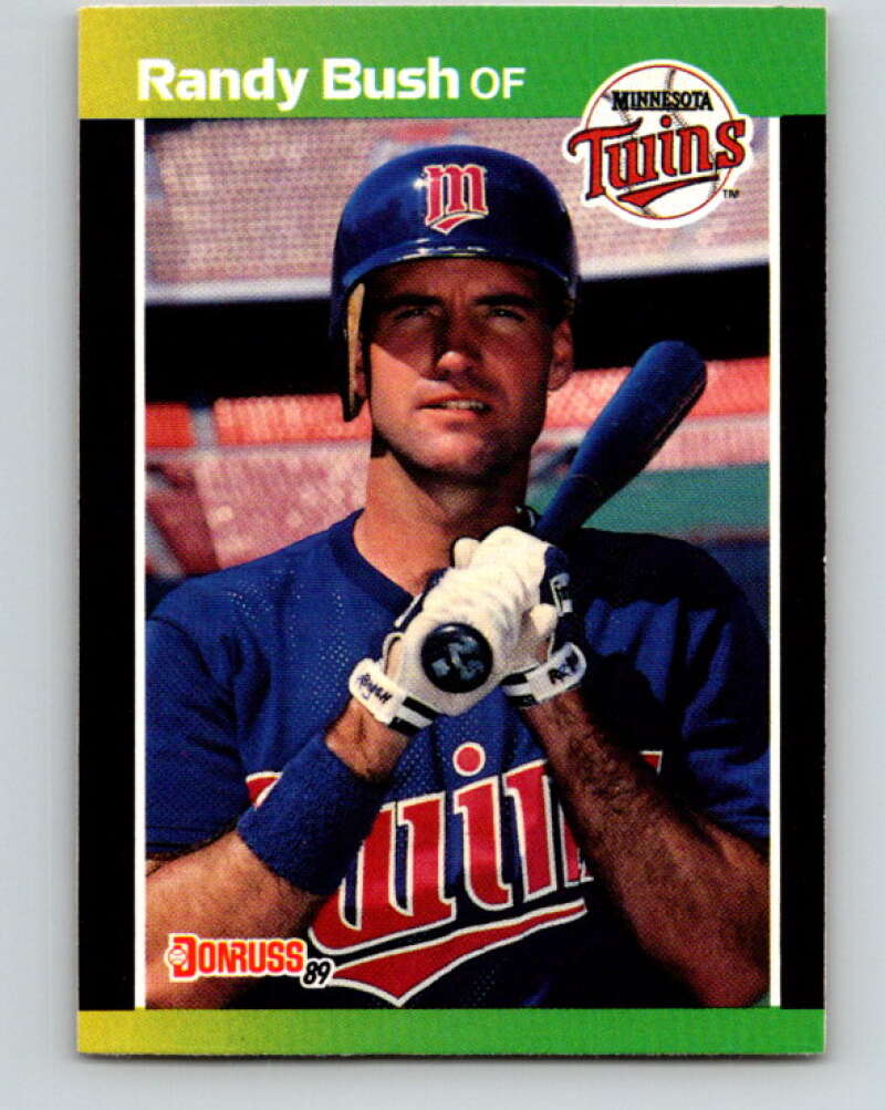 1989 Donruss #537 Randy Bush DP Mint Minnesota Twins Image 1