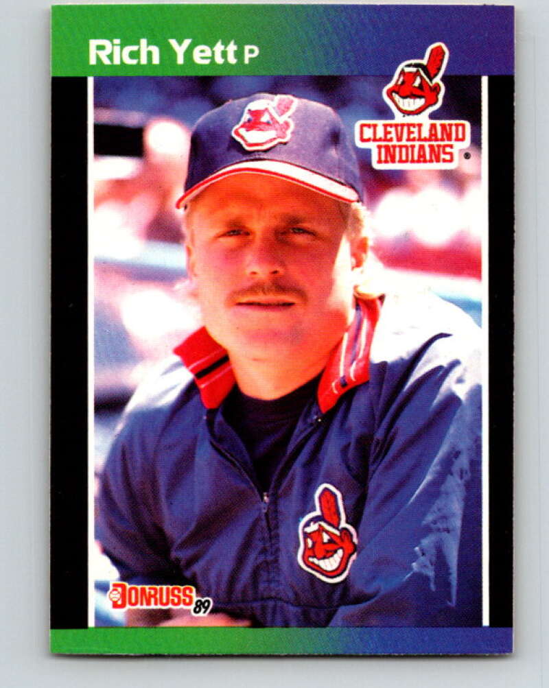 1989 Donruss #546 Rich Yett DP Mint Cleveland Indians Image 1