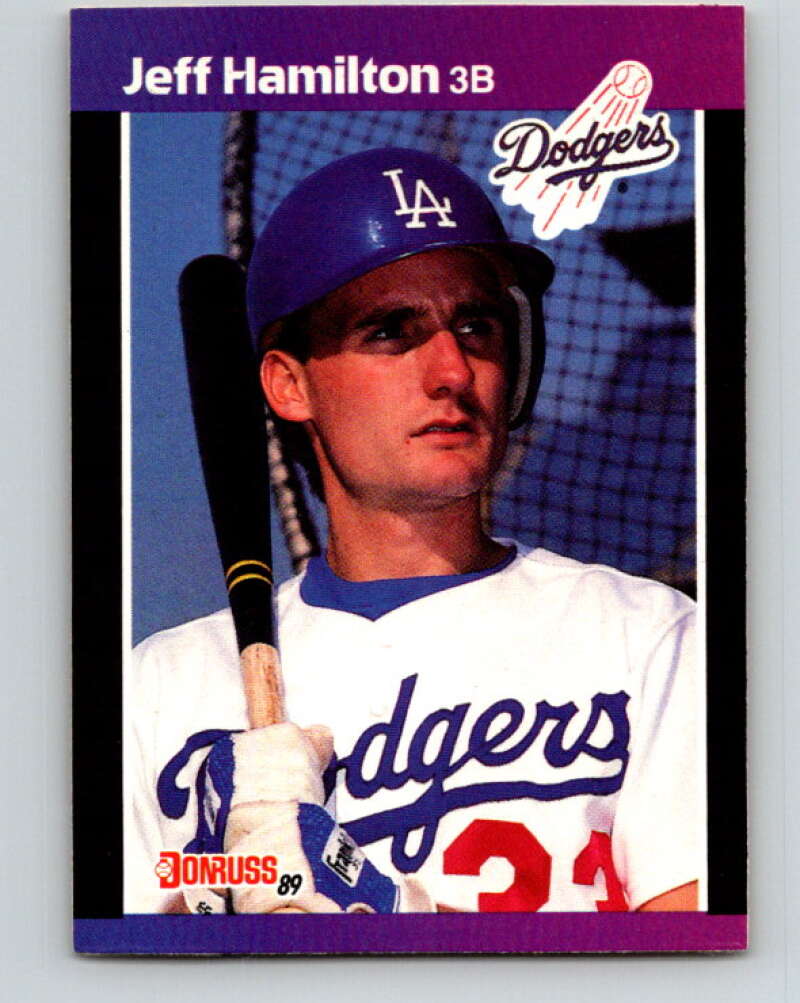 1989 Donruss #550 Jeff Hamilton DP Mint Los Angeles Dodgers Image 1