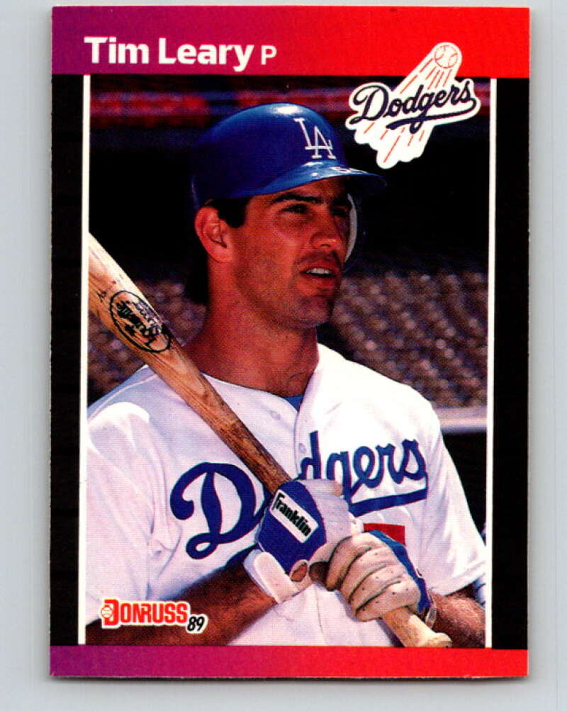 1989 Donruss #552 Tim Leary DP Mint Los Angeles Dodgers Image 1