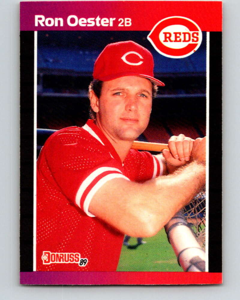 1989 Donruss #553 Ron Oester DP Mint Cincinnati Reds Image 1