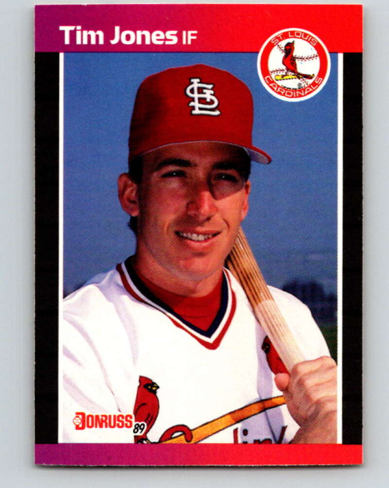1989 Donruss #555 Tim Jones DP Mint RC Rookie St. Louis Cardinals Image 1