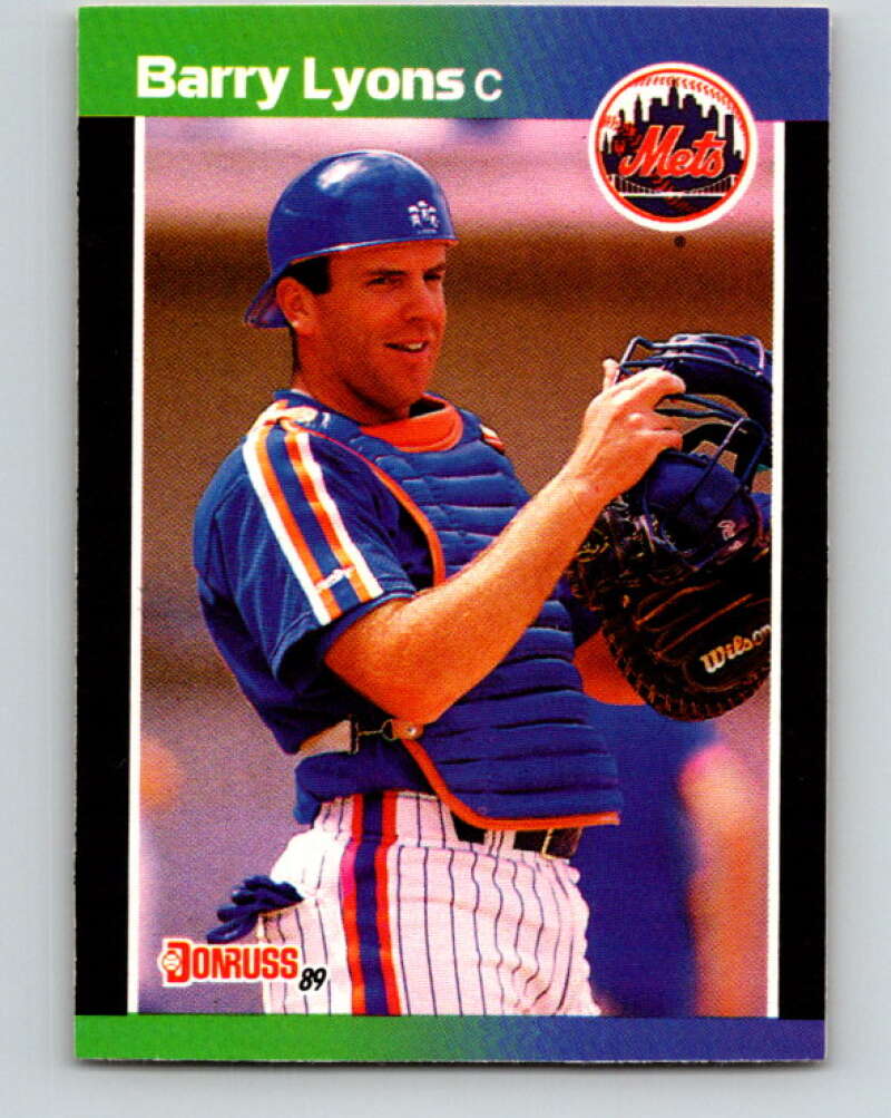 1989 Donruss #572 Barry Lyons DP Mint New York Mets Image 1
