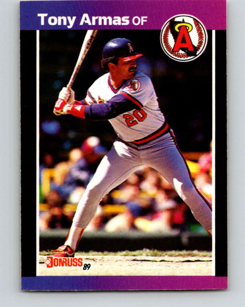 1989 Donruss #580 Tony Armas DP Mint California Angels Image 1