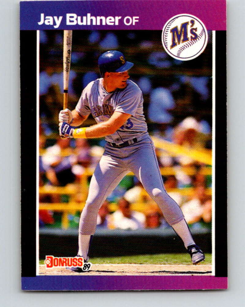 1989 Donruss #581 Jay Buhner Mint Seattle Mariners Image 1