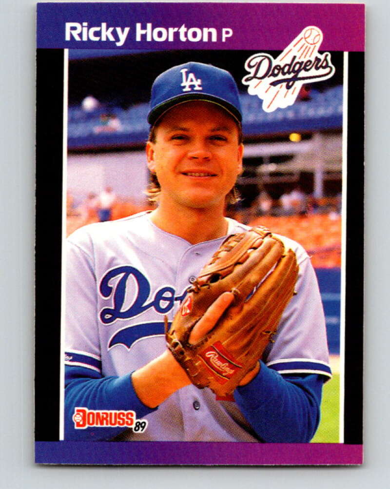 1989 Donruss #582 Ricky Horton DP Mint Los Angeles Dodgers Image 1