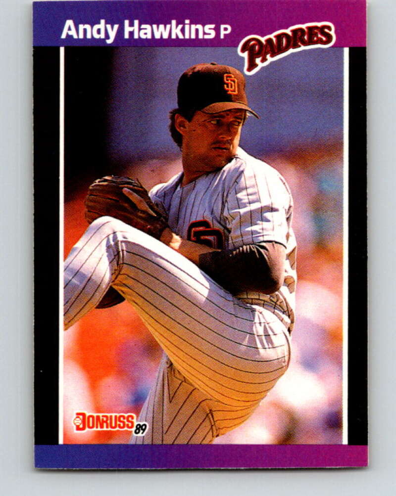 1989 Donruss #583 Andy Hawkins DP Mint San Diego Padres Image 1