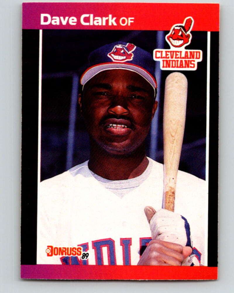 1989 Donruss #585 Dave Clark Mint Cleveland Indians Image 1