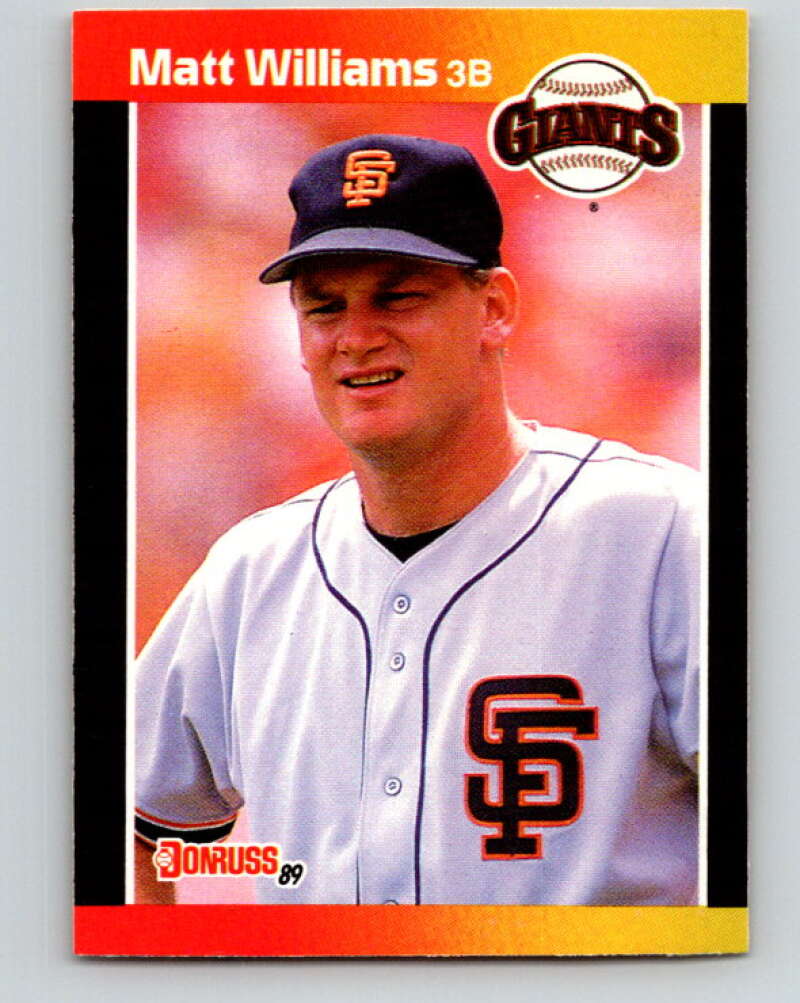 1989 Donruss #594 Matt Williams Mint San Francisco Giants Image 1